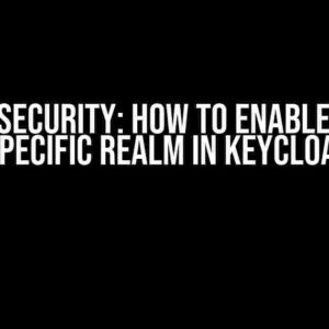 Unlock Security: How to Enable OTP for a Specific Realm in Keycloak?